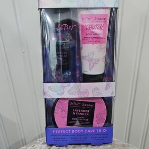 Betsey Johnson Lavender & Vanilla Body Care Set, New